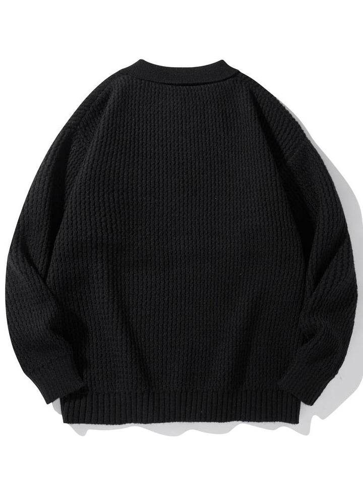 Corvino Knit Polo Sweater