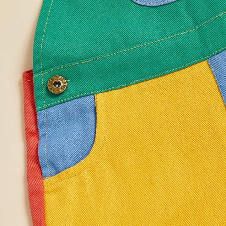 BC Colorblock Kids Overalls