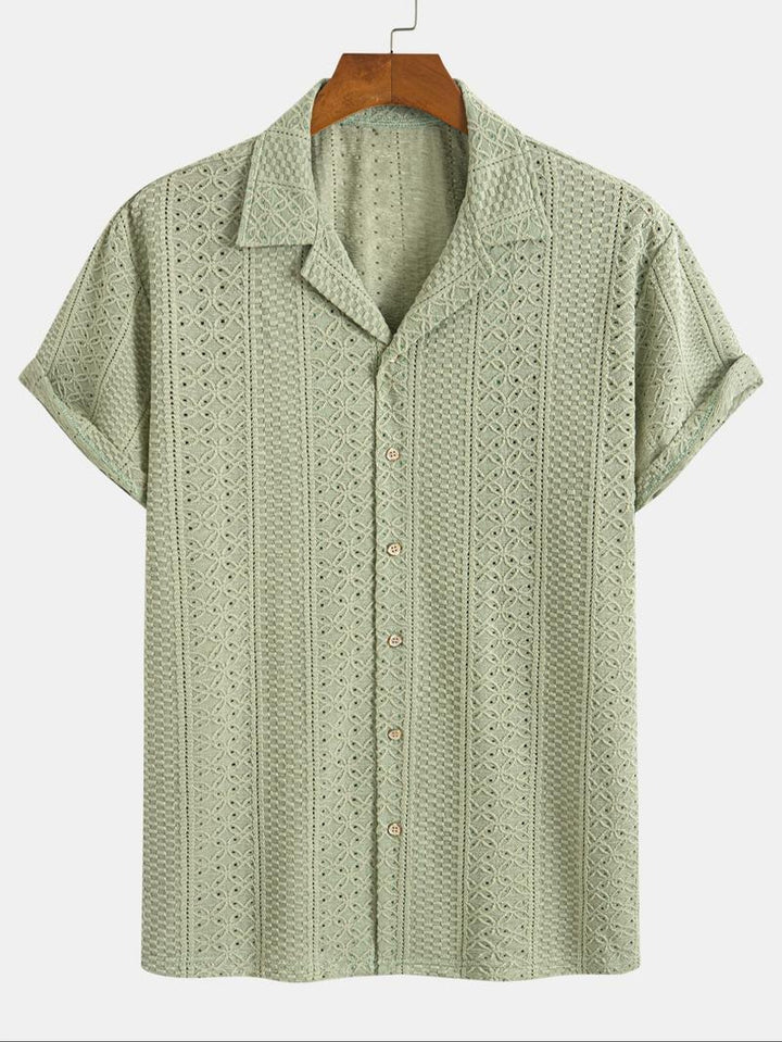 Benson Knit Jacquard Polo