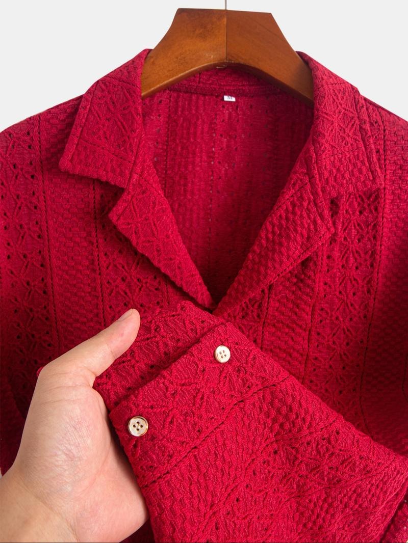 Benson Knit Jacquard Polo