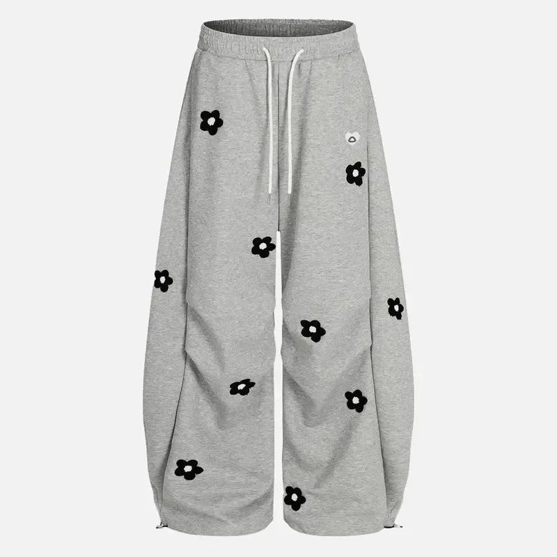 Caldera Floral Wide-Leg Sweatpants