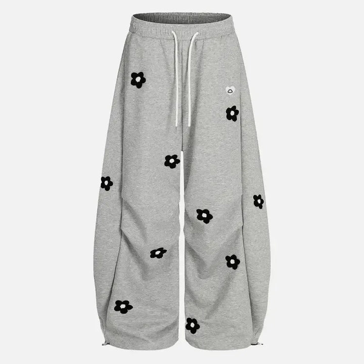 Caldera Floral Wide-Leg Sweatpants
