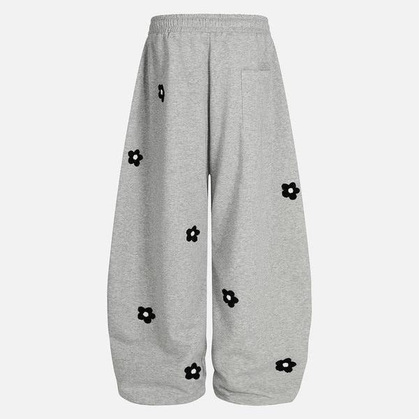 Caldera Floral Wide-Leg Sweatpants