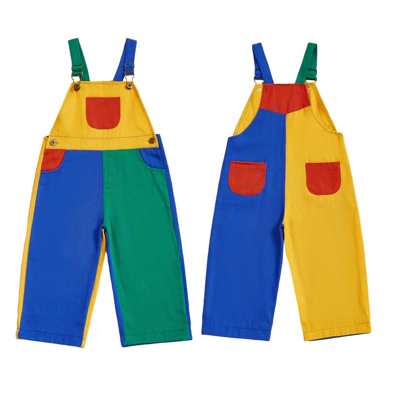 BC Colorblock Kids Overalls
