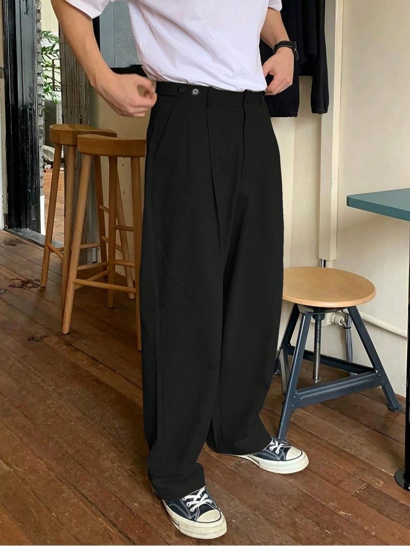 Napoli Pleated Wide-Leg Trousers