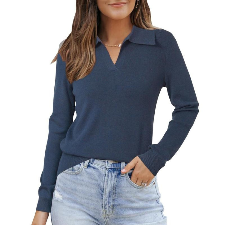 Elvas Collared Knit Sweater