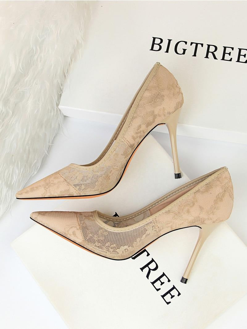 Taranto Lace Stiletto Heels