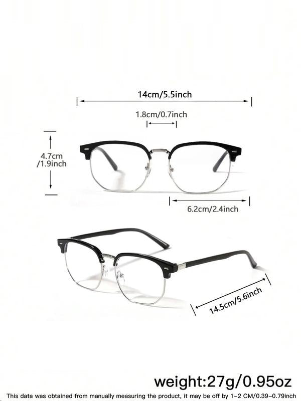 Monaco Browline Minimalist Glasses