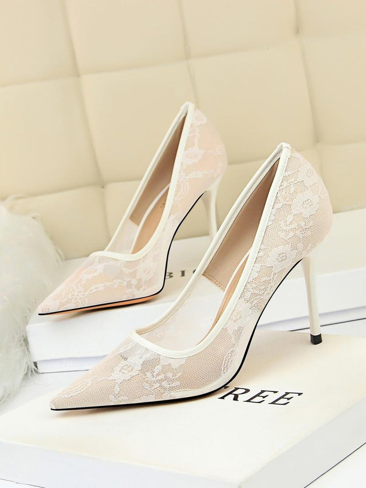 Taranto Lace Stiletto Heels