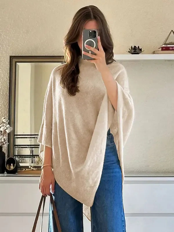 Amadora Knit Poncho