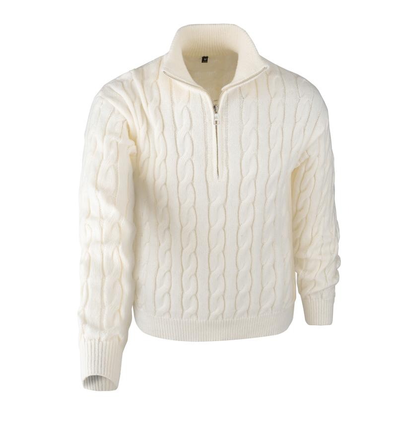 Sirolo Cable Knit Quarter-Zip