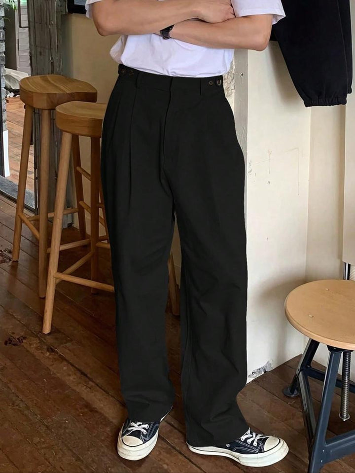 Napoli Pleated Wide-Leg Trousers