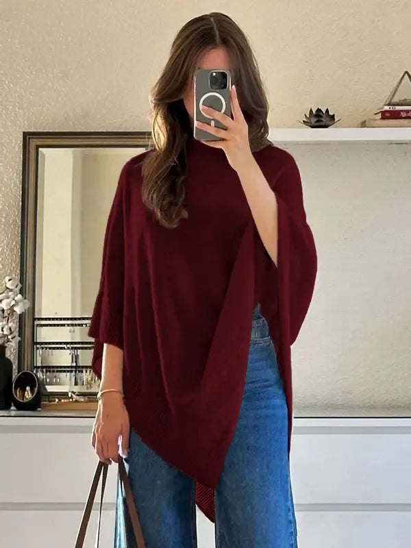 Amadora Knit Poncho