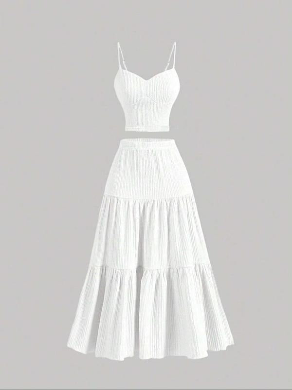 Sicilia Ribbed Knit Skirt Set