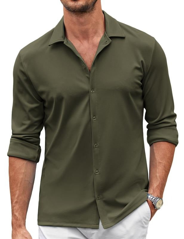 Lugo Stretch Button-Down Shirt
