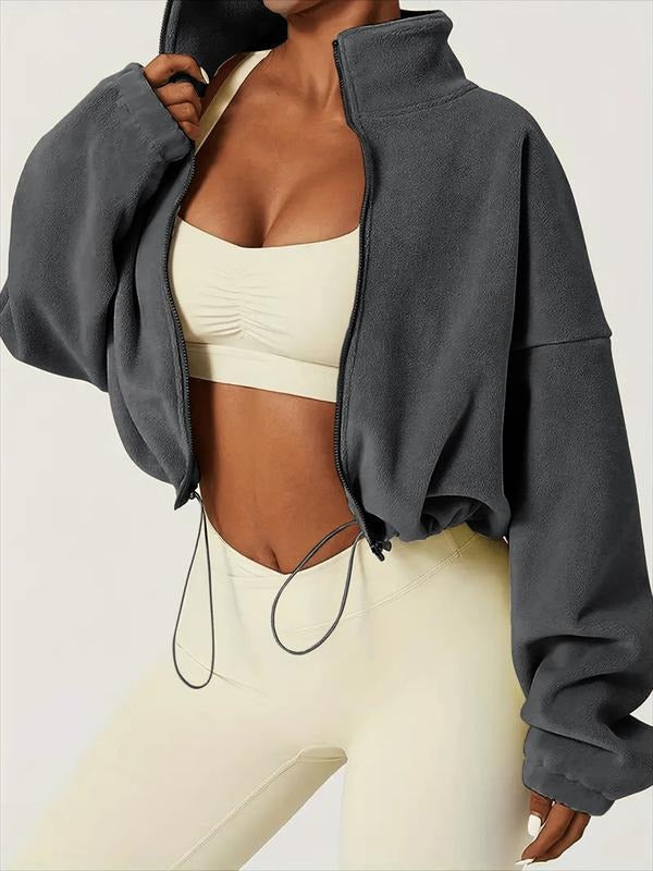 Palma Cropped Zip Jacket