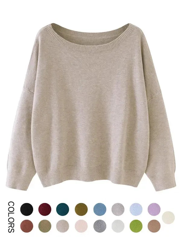 Siena Scoop Neck Pullover