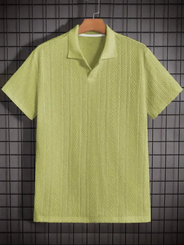 Elora Textured Knit Polo