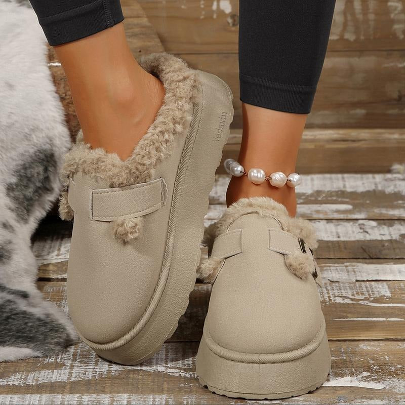 Malta Shearling Suede Clogs