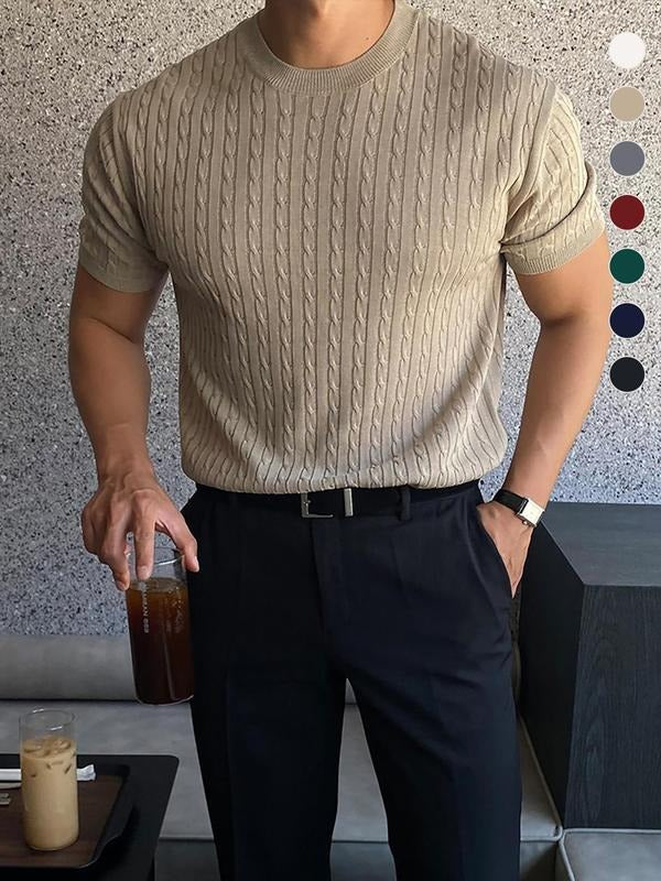 Elviro Cable Knit Tee