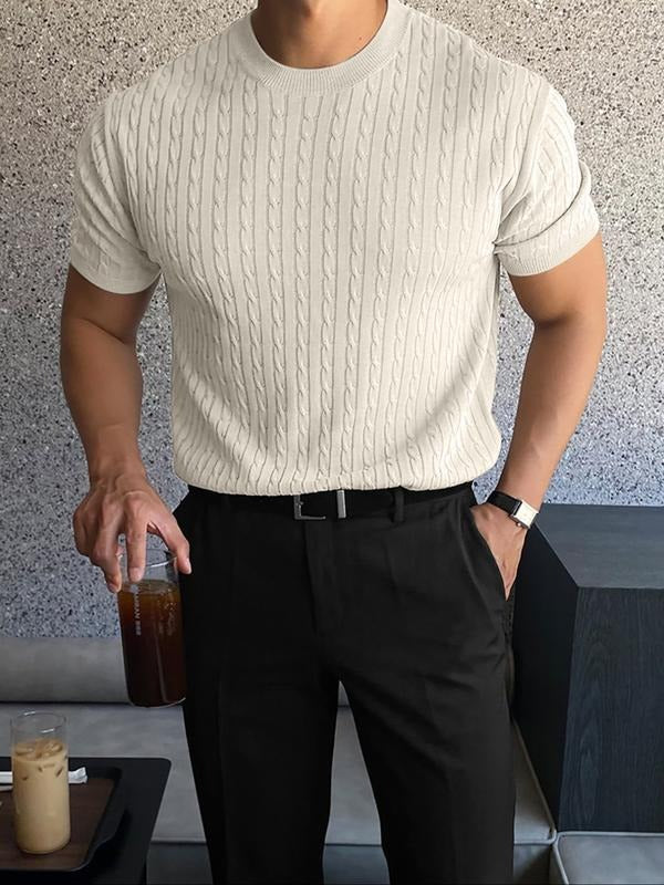 Elviro Cable Knit Tee
