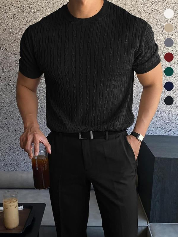 Elviro Cable Knit Tee