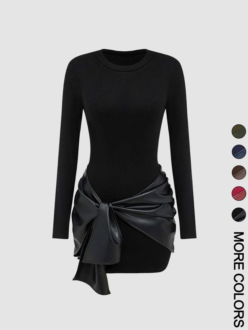 Vallaro Knit Tie Dress