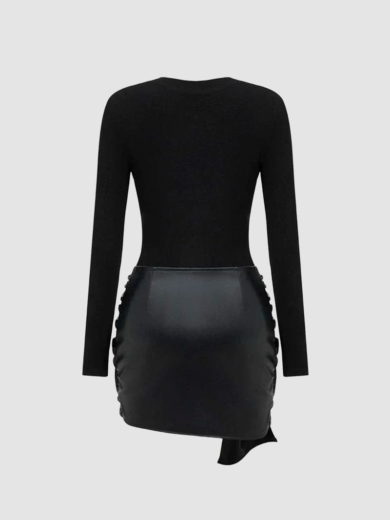 Vallaro Knit Tie Dress