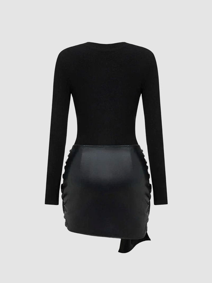 Vallaro Knit Tie Dress