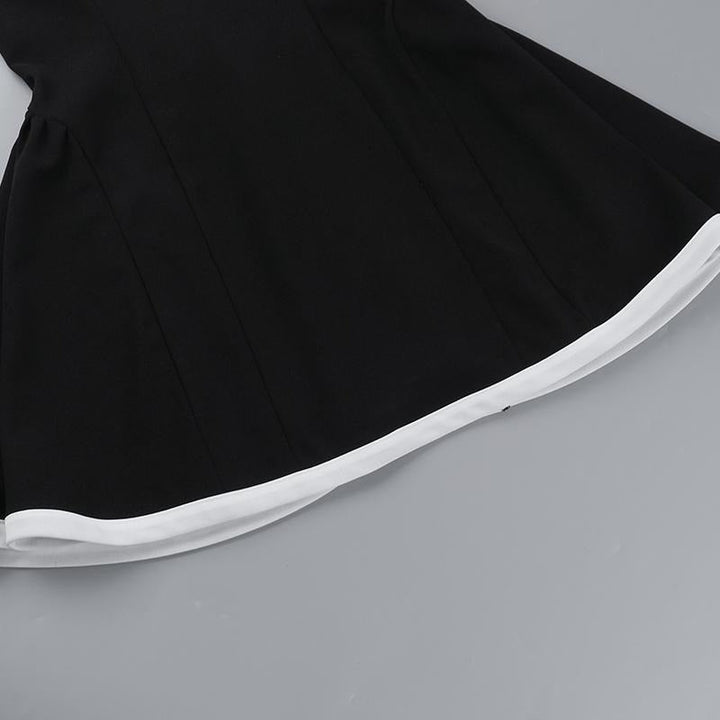 Lunara Contrast Mini Dress