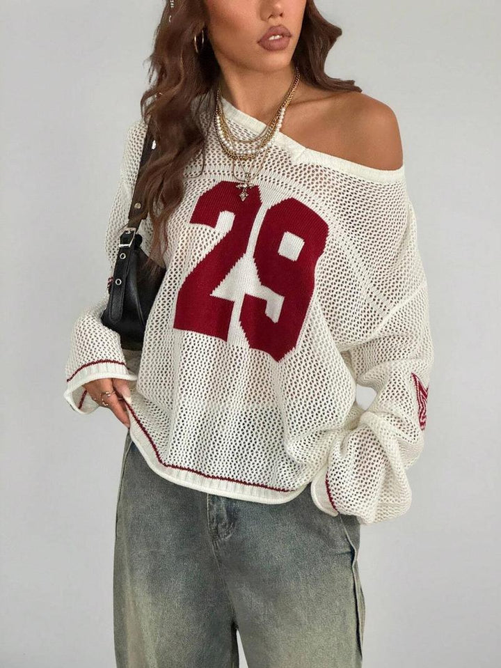 Verona Varsity Knit Sweater