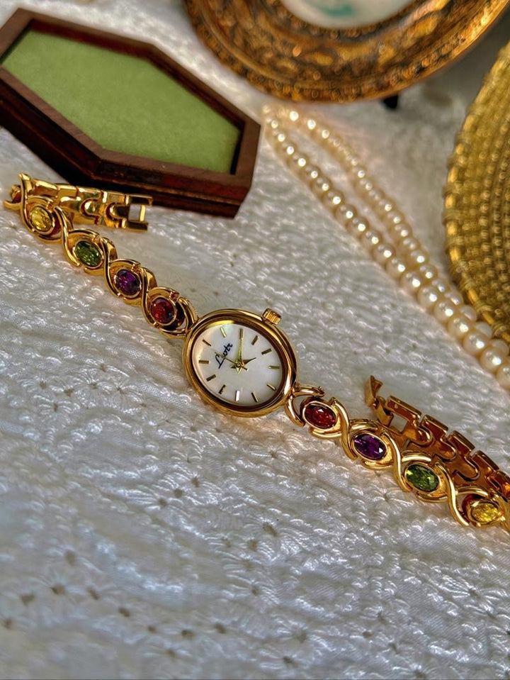 Amadora Gemstone Bracelet Watch