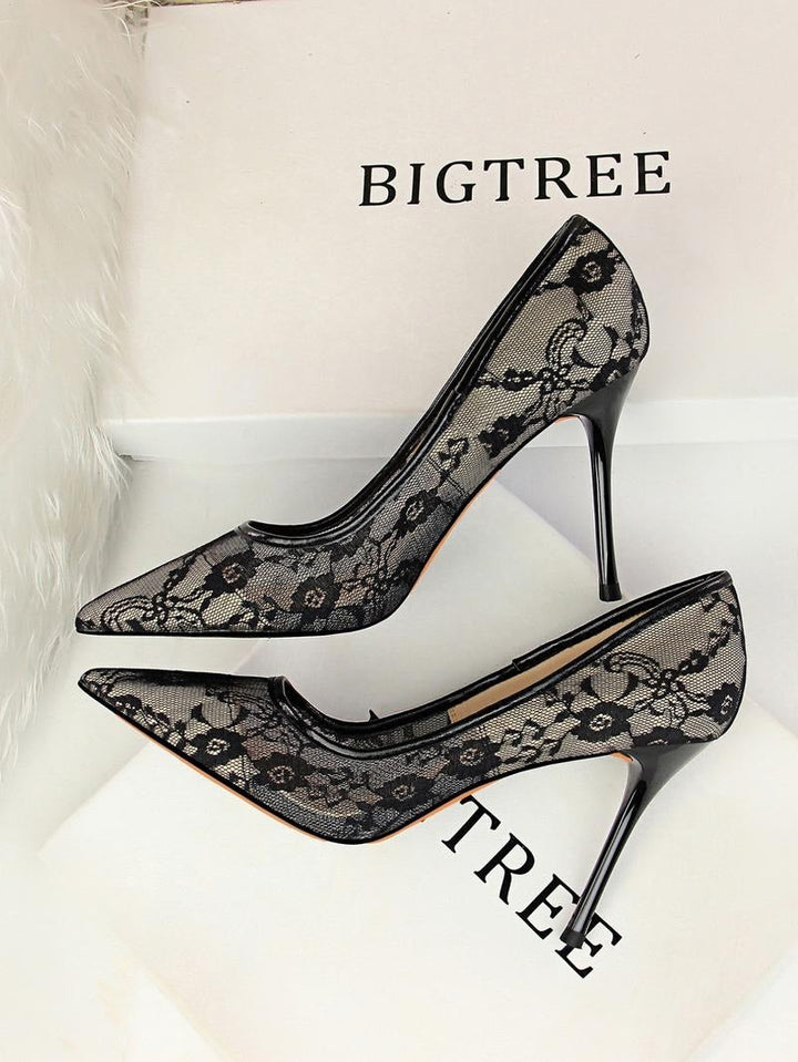 Taranto Lace Stiletto Heels