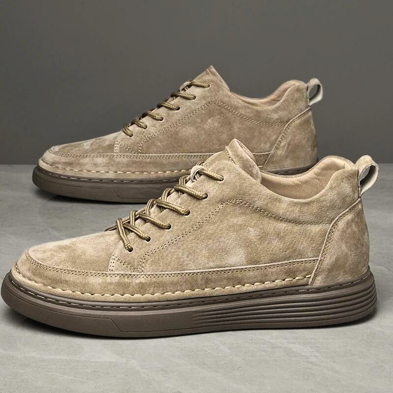 Romano™ - Italian Leather Sneakers - Benson & Clark