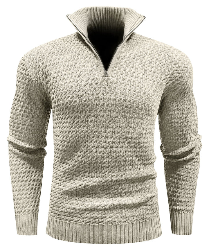 Men's Turtleneck Quarter-Zip (5 Designs) - Benson & Clark