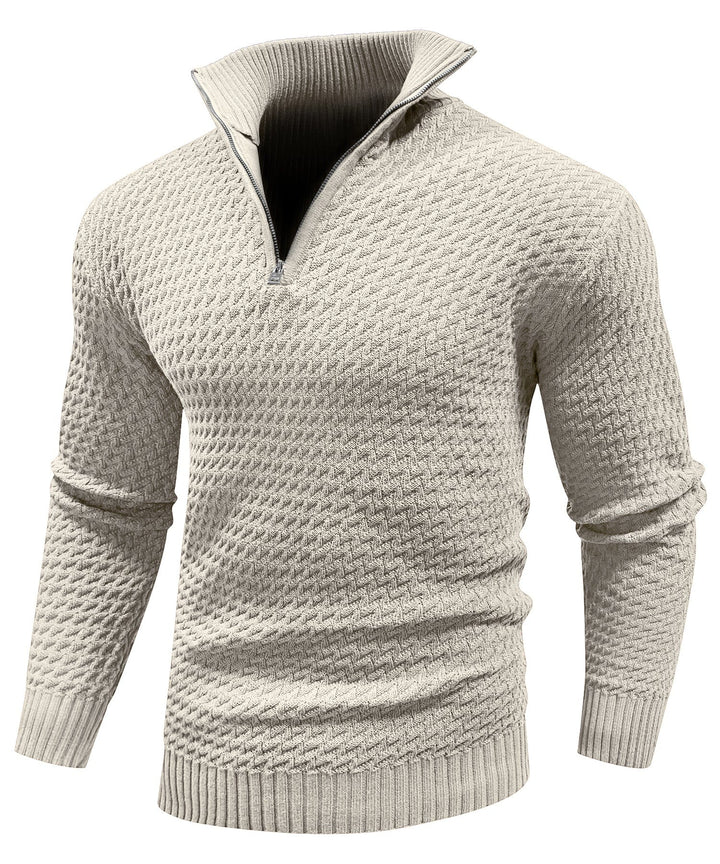 Men's Turtleneck Quarter-Zip (5 Designs) - Benson & Clark