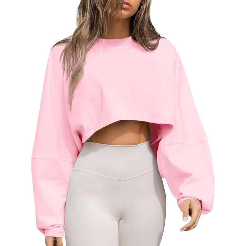 Monza Cropped Oversized Sweatshirt
