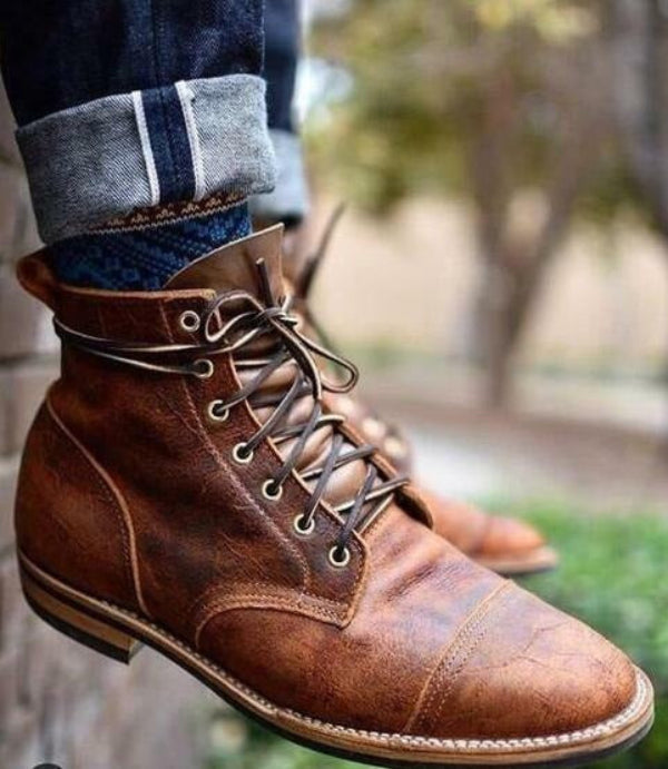 Claremont Men’s Vintage Work Boots