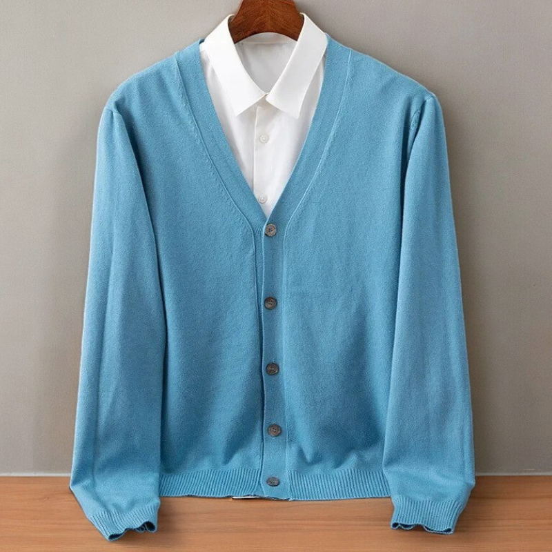 Santorini Cashmere Cardigan - Benson & Clark