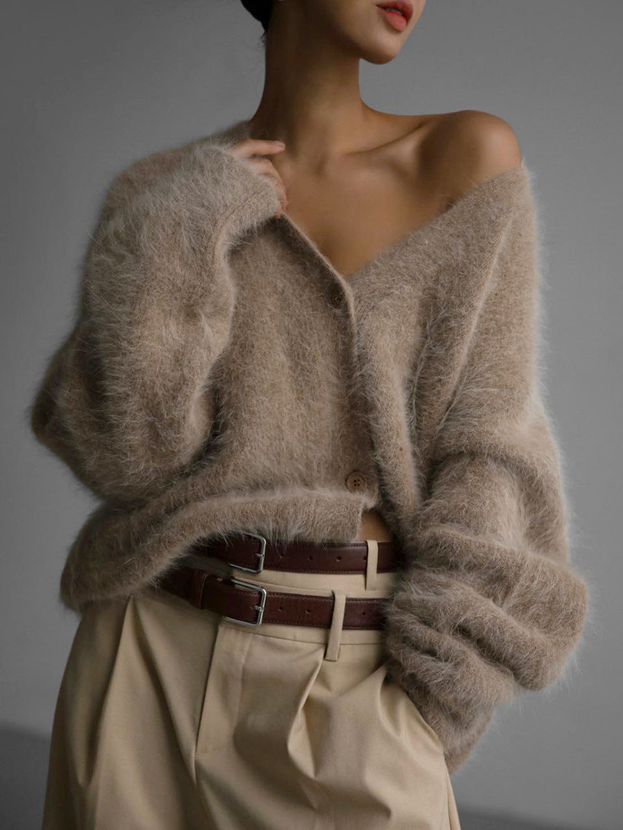 Seren Women’s Off-Shoulder Knit Cardigan