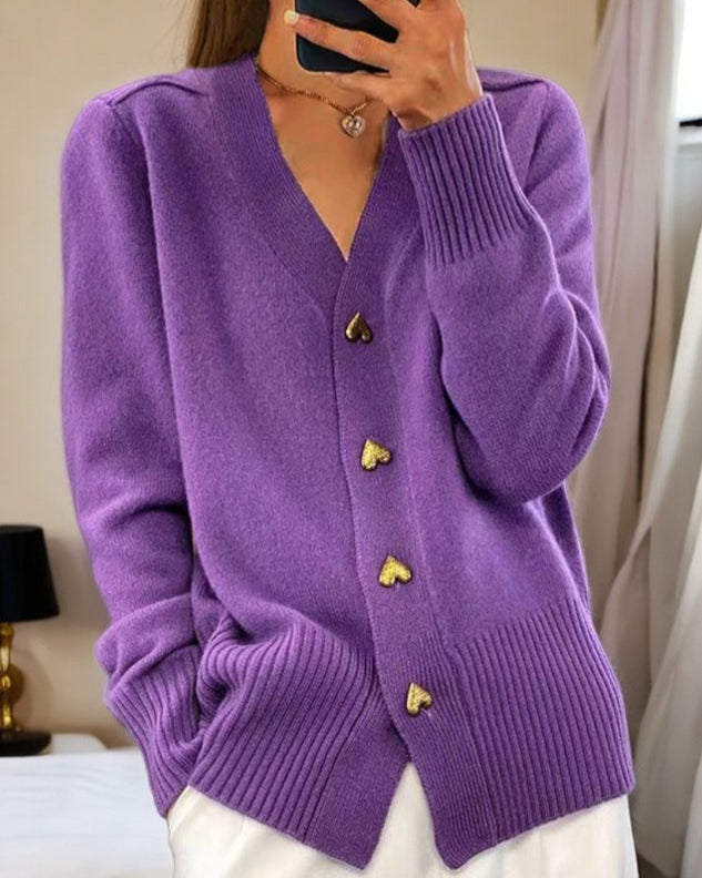 Elara Women’s Oversized Knit Cardigan