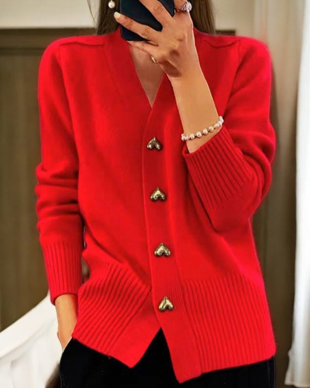 Elara Women’s Oversized Knit Cardigan