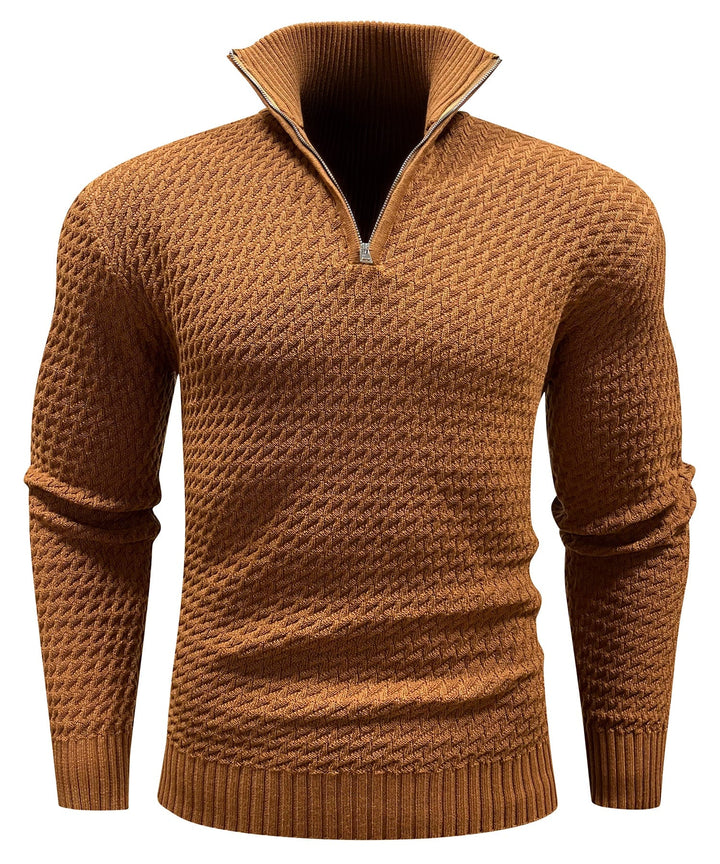 Men's Turtleneck Quarter-Zip (5 Designs) - Benson & Clark