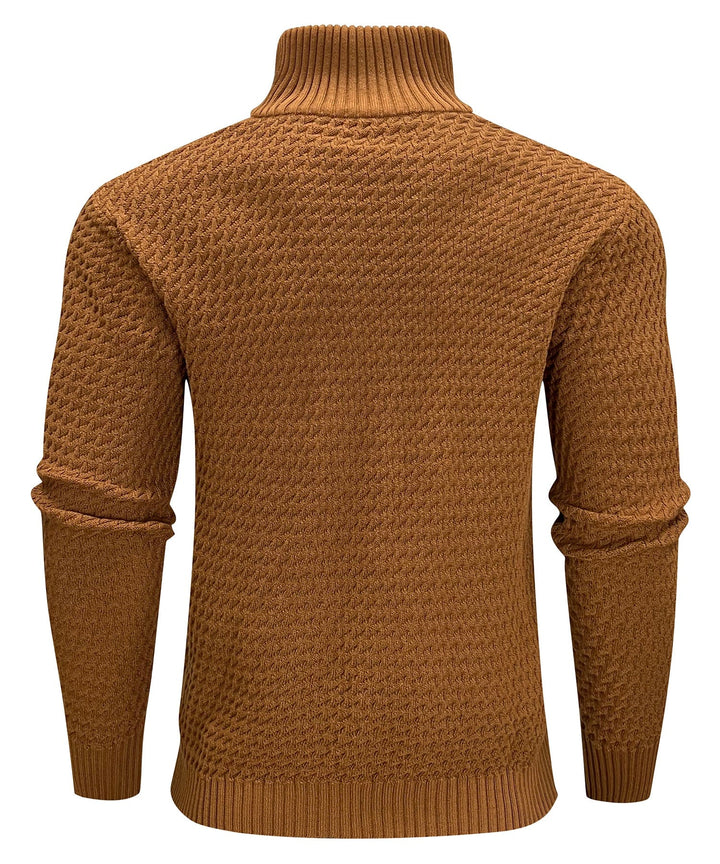 Men's Turtleneck Quarter-Zip (5 Designs) - Benson & Clark