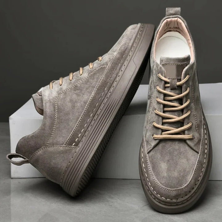 Romano™ - Italian Leather Sneakers - Benson & Clark