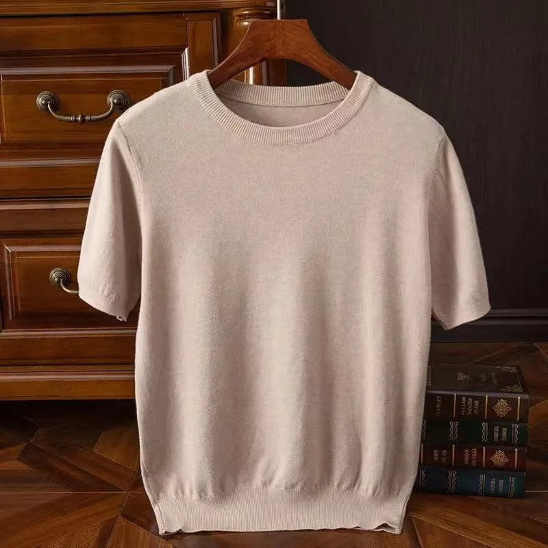 Arezzo Cashmere Tee - Benson & Clark