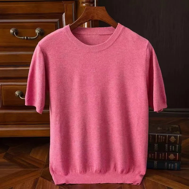 Arezzo Cashmere Tee - Benson & Clark