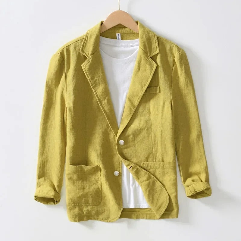 Luminara Linen Blazer - Benson & Clark